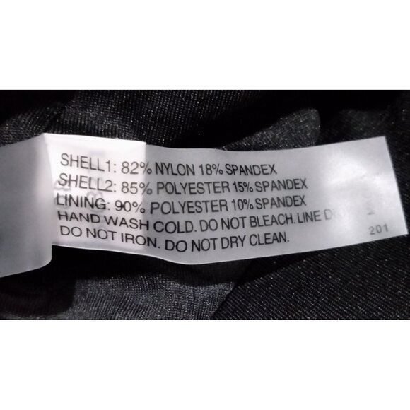 Daci Plus Size 26W Tankini Set Flowy Tank High-Waist Boyshorts Blue Swimsuit - Picture 5 of 7